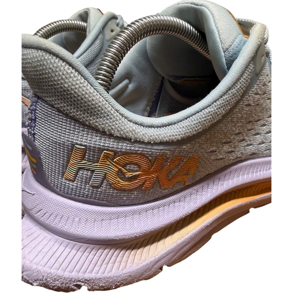 HOKA One One Kawana 7B Blue Baby Lavender Sneakers Training Shoe 1123164 READ - Picture 8 of 16